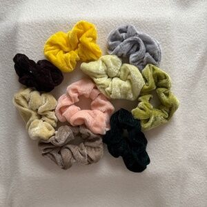 Scrunchies, NEW velvet, 9 total, bundle & save! Pack #1